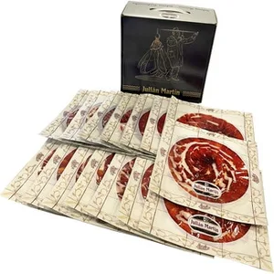 Jamón de Cebo Ibérico 50% Raza Ibérica en Lonchas Cortado a Cuchillo 15 15 Sobres de 100 G Julian Martin 1.5 KG