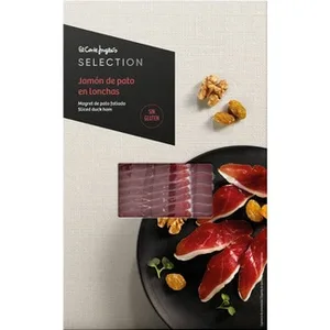 Jamón de Pato en Lonchas sin Gluten  el Corte Ingles Selection 100 G