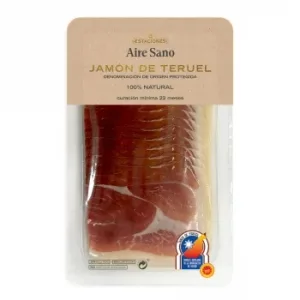 Jamón de Teruel en Medias Lonchas Airesano 8 Estaciones sin Gluten y sin Lactosa 120 G.
