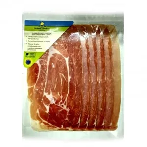 Jamón Serrano Carrefour Calidad y Origen Loncheado Envase 100 G