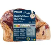Jamón Serrano G. Reserva Eroski Maestro, al Corte, Compra Mínima 100 G