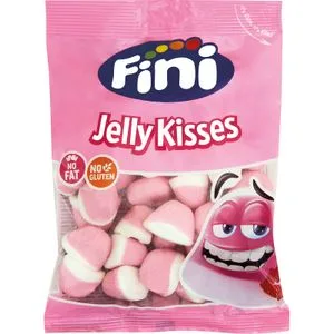 Jelly Kisses Sabor Fresa y Nata 200 Gr