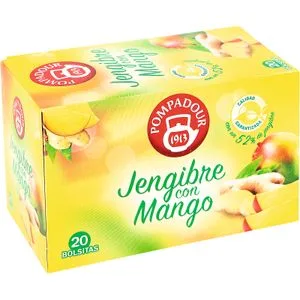 Jengibre con Mango 20 Bolsitas 20 u