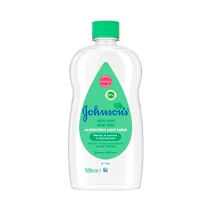 Johnson´s Baby Aceite Hidratante al Instante, con Aloe Vera, para Pieles Delicadas 500 Ml.