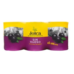 Jolca Aceituna Negras, Variedad Cacereña 3 Ud X40 G. 120 G