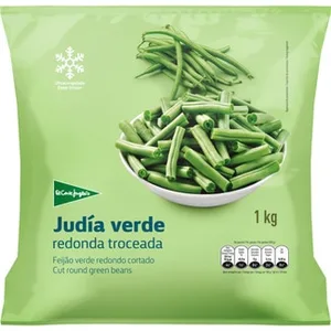 Judía Verde Redonda Troceada  el Corte Ingles 1 KG