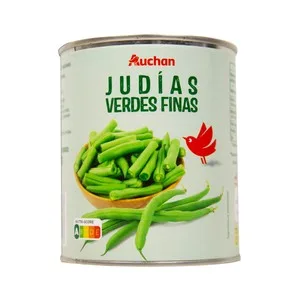 Producto Alcampo Judías Verdes Finas en Trozos 420 G.