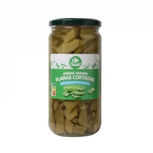 Judías Verdes Planas Contenido bajo de Sal Carrefour 360 G.