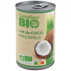 Jugo de Coco Ecológico Carrefour Bio 400 Ml.
