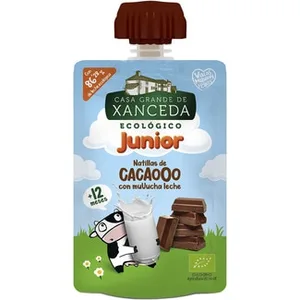 Junior Natillas de Cacao con Leche Ecológicas desde 12 Meses Casa Grande de Xanceda