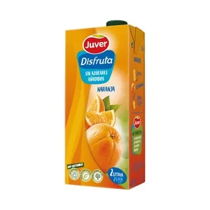 Juver Disfruta Néctar sin Azúcar Añadido de Naranja 2 L. 2000 ML