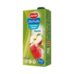 Juver Néctar de Manzana, sin Azúcares Añadidos 2 L. 2000 ML
