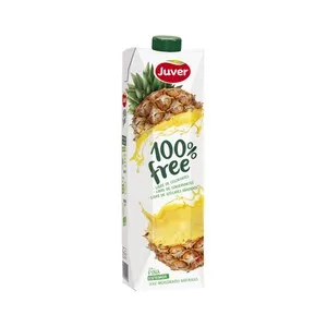 Juver Zumo Piña, Bebida 100% Free 1 L. 1000 ML