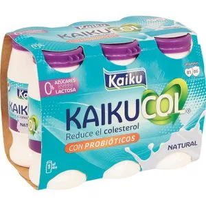 Kaikucol Beber 0% Sabor Natural P-6 Ud 6 X 65 Gr