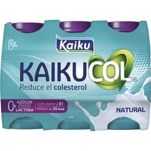 Kaikucol Natural 0% Azúcar Añadido sin Lactosa Pack 6 Kaiku