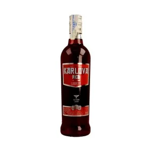 Karlova Rojo Bebida Espirituosa de Vodka Rojo Botella de 70 Cl. 700 ML