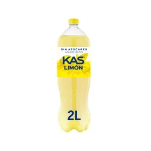 KAS Refresco de Limón Zero, sin Azúcares Añadidos Botella de 2 L. 2000 ML