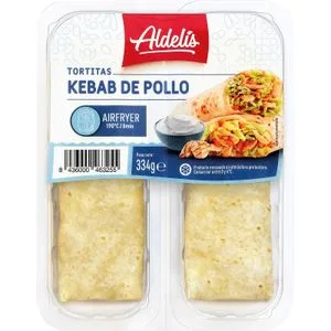 Kebab de Pollo con Dos Salsas 334 Gr