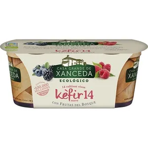 Kéfir 14 Suave con Frutas del Bosque Ecológico Pack 2 Casa Grande de Xanceda