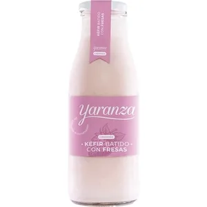 Kéfir con Fresas sin Gluten Yaranza