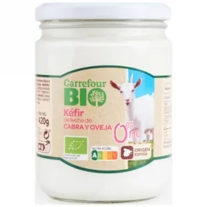 Kéfir de Leche de Cabra y Oveja Desnatado Ecológico Carrefour Bio 420 G.