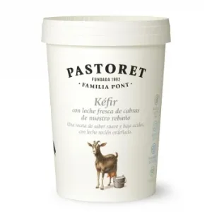 Kéfir de Leche Fresca de Cabras de Nuestro Rebaño Pastoret sin Gluten 500 G.