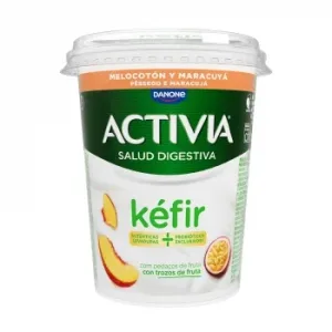 Kéfir de Melocotón y Maracuya Activia Danone 380 G.