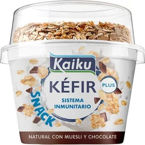 Kéfir Natural con Muesli y Chocolate Kaiku
