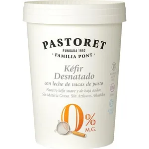 Kéfir Natural Desnatado 0% M.g. 0% sin Azúcares Añadidos con Leche de Vacas de Pasto Pastoret
