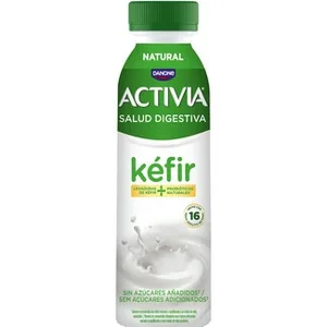 Kéfir Natural para Beber sin Azúcares Añadidos Danone Activia