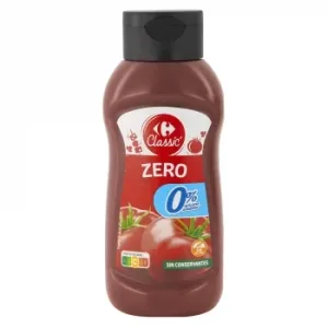 Kétchup Carrefour Classic sin Gluten y sin Azúcar Añadido 475 G.