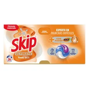 Skip Kh-7 Ultimate Detergente en Cápsulas Poder 22 Lav. 26 UD
