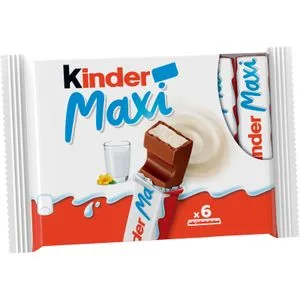 Kinder Maxi Barrita Chocolate T-6 126 Gr