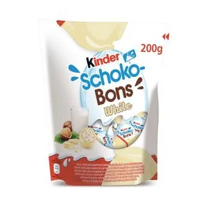 Kinder Schokobons White Bolsa 200 Gr