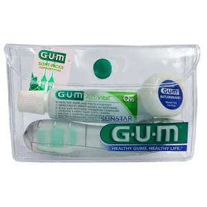 GUM Kit Dental de Viaje que Ayuda a Cuidar Nuestra Encías GUM Activital.