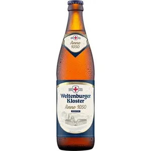 Kloster Anno 1050 Cerveza Rubia Alemana de Monasterio Weltenburger