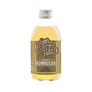 Komvida Kombucha (bebida a Partir de Té) Ecológica Manzana, Canela y Vainilla 750 Ml