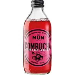 Kombucha Frutos Rojos Botella 0,25 L