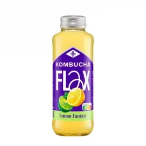 Kombucha Lemon Fantasy Flax & Kale Botella 33 Cl.
