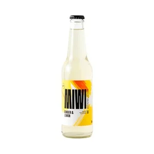Miwi Kombucha Sabor Ginger And Lemon 330 Ml.