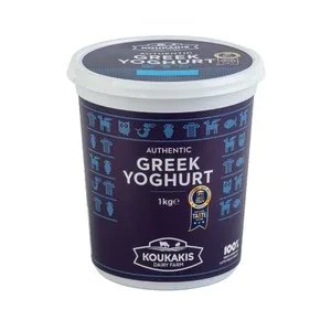 Koukakis Yogur Griego Natural (10% Materia Grasa) 1 Kg. 1000 G