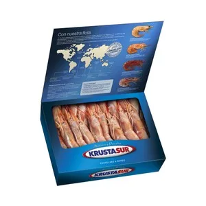 Krustasur Gambones (langostinos Salvajes) 10/ 20, Crudos y Congelados a Bordo del Barco Krustasur 2 Kg. 2000 G