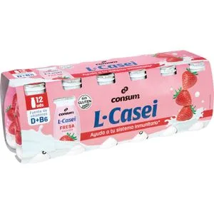 L Casei Fresa Pack de 12 Unidades 12 X 100 Gr