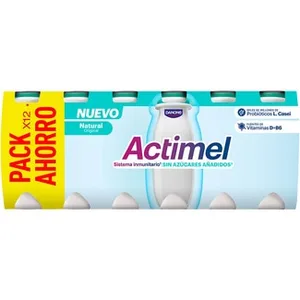 L. Casei Natural Pack 12 Pack Ahorro Danone Actimel