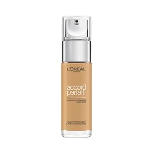 L'oréal Paris  Accord Parfait Tono 6d Fdt  Base Maquillaje con Textura Fundente y sin Efecto Máscara.