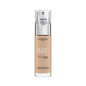 L"oréal Paris Accord Perfect Tono 2n  Base de Maquillaje Líquido con Textura Fundente, Hidratante con Acabado Unificado.
