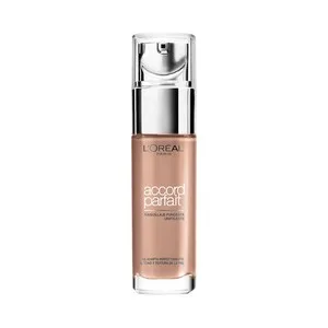 L"oréal Paris Accord Perfect Tono 3r  Base Maquillaje con Textura Fundente y sin Efecto Máscara.