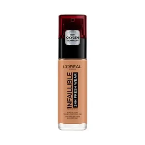 L"oréal Paris Infaillible Tono 320 Caramel  Fondo de Maquillaje de Larga Duración (24 Horas).