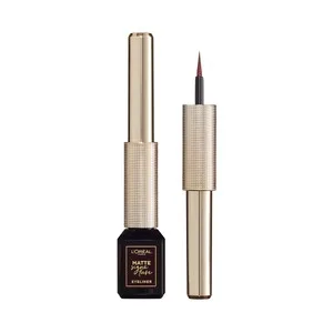 L"oréal Paris Mate Signature Tono 03 Marrón Perfilador de Ojos  Líquido de Acabado Mate e Intenso Color Marrón.