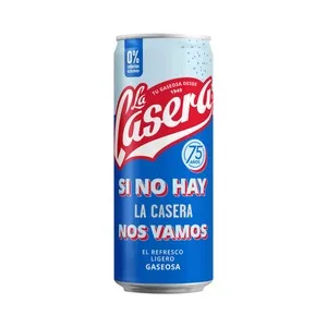 LA Casera Gaseosoa Lata de 33 Cl. 330 ML